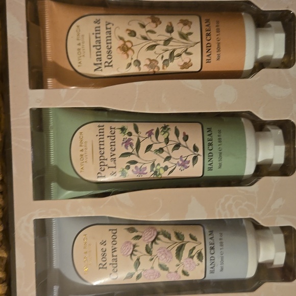 Taylor & Finch Handcream Set in Decorative Basket - Picture 3 of 5
